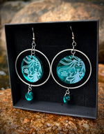 Lataa kuva Galleria-katseluun, Veen emo - korvakorut x rengas 40mm | Useita värejä
