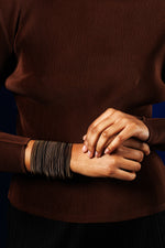 Lataa kuva Galleria-katseluun, 97 bracelet bronze & black | La Mollla