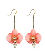 Lataa kuva Galleria-katseluun, Butterfly Orchid Pearl  -korvakorut | Roosa, rose stardust, pink stardust
