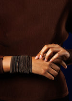 Lataa kuva Galleria-katseluun, 97 bracelet bronze &amp; black | La Mollla
