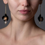Lataa kuva Galleria-katseluun, Butterfly Orchid Drop -korvakorut | Punainen

